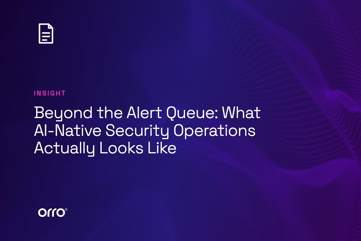 Beyond the Alert Queue: What AI-Native Security Operations Actually Looks Like thumbnail