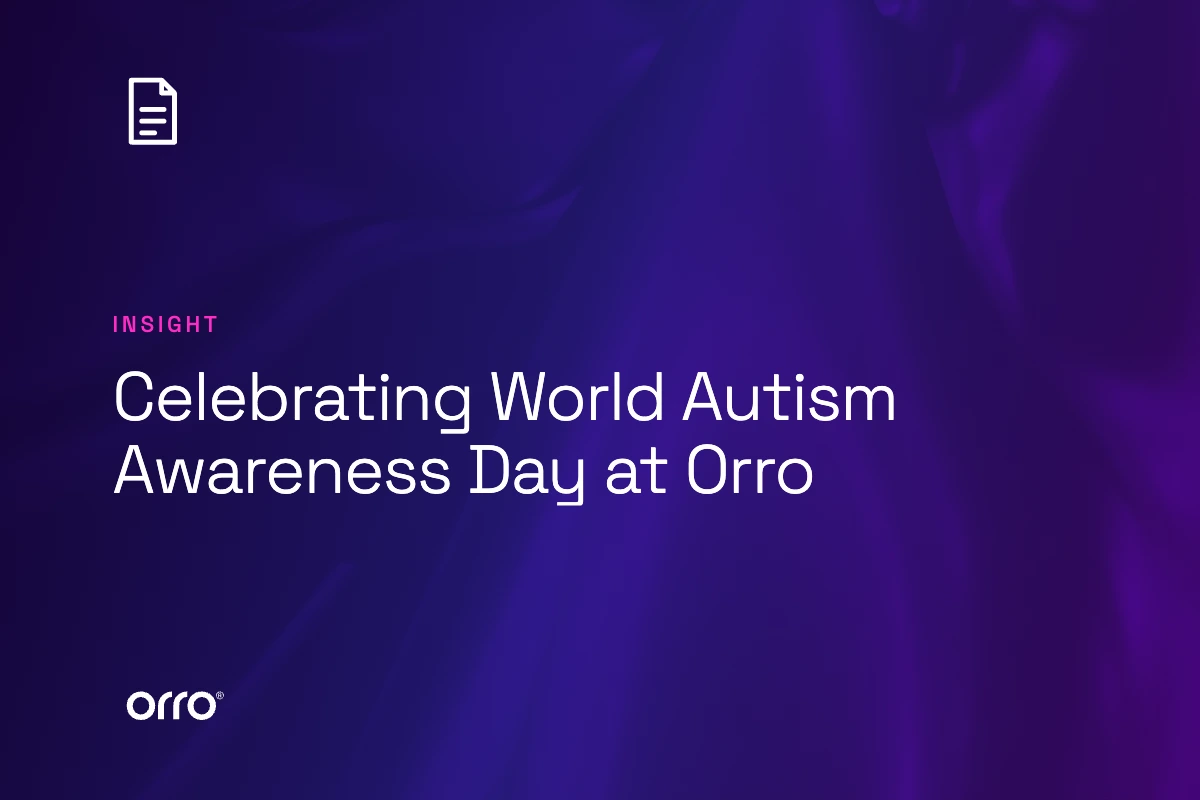 Celebrating World Autism Awareness Day at Orro thumbnail