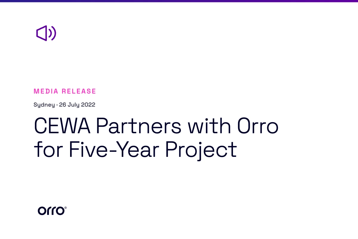CEWA Partners with Orro for Five-Year Project thumbnail