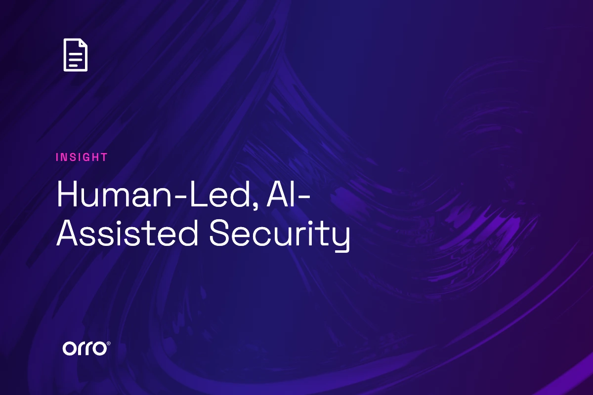 Human-Led, AI-Assisted Security thumbnail