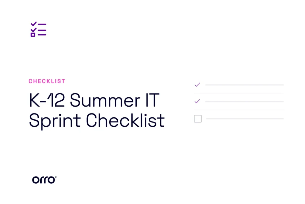 K-12 Summer IT Sprint Checklist thumbnail