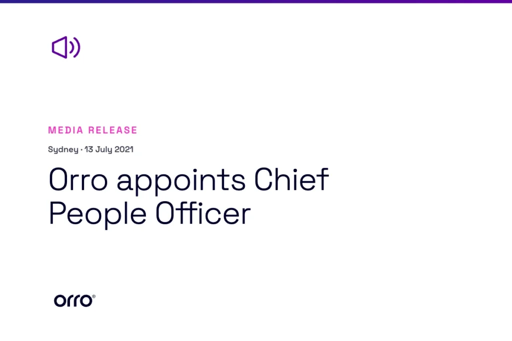 Orro appoints Chief People Officer thumbnail