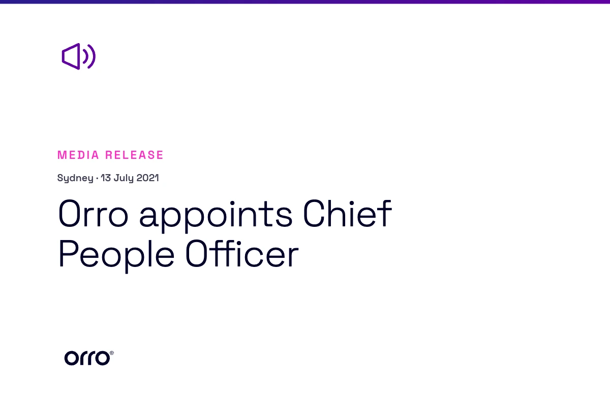 Orro appoints Chief People Officer thumbnail