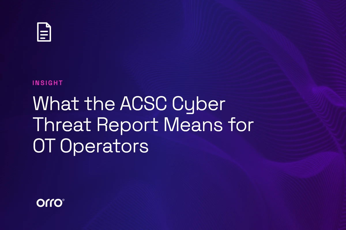 What the ACSC Cyber Threat Report Means for OT Operators  thumbnail