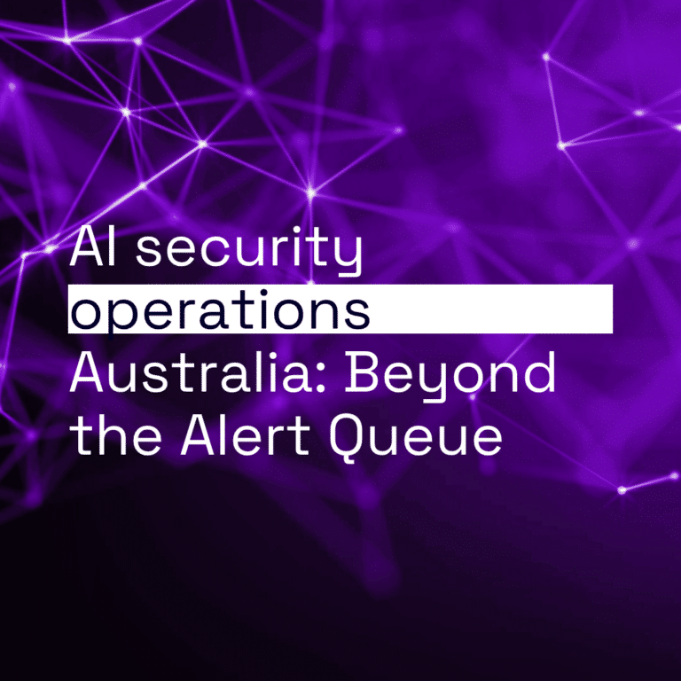 AI security operations Australia